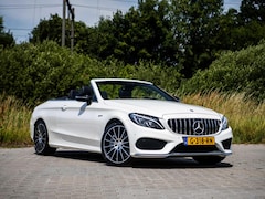 Mercedes-Benz C-klasse Cabrio - C43 AMG 367PK Speedshift 4MATIC Burmester Stoelkoeling Airscarf Sportuitlaat Memory