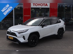 Toyota RAV4 - 2.5 HYBRID AWD STYLE NAVI LEDER STOEL/STUURVERW. PARK-SENSOREN 360GR-CAMERA BLIND-SPOT EL