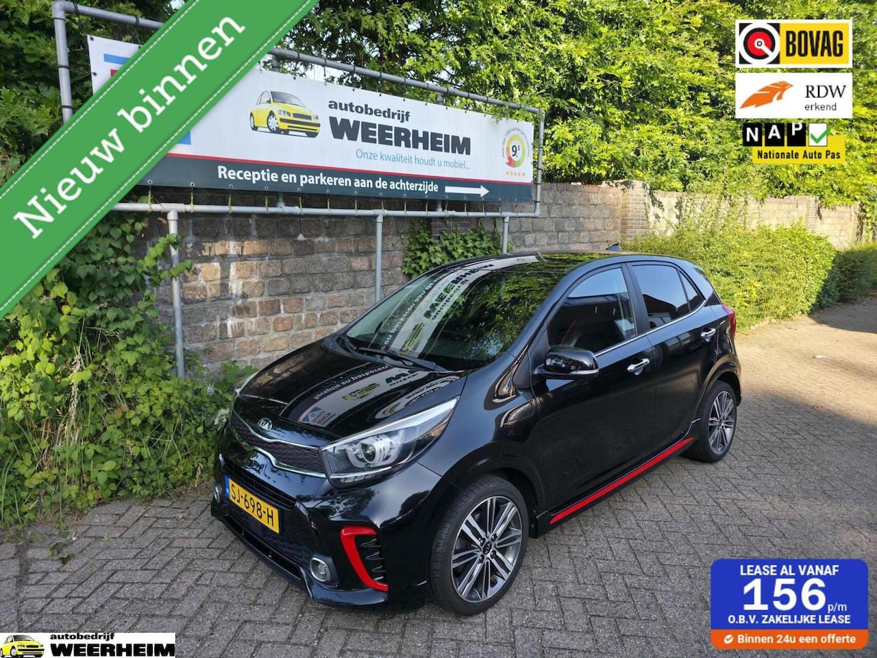 Kia Picanto - 1.0 T-GDI X-Line 1.0 T-GDI X-Line, zeer luxe - AutoWereld.nl