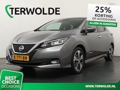 Nissan LEAF - Tekna 40 kWh | Multimedia met navigatie & spraakbediening | Lederen stuurwiel & versnellin