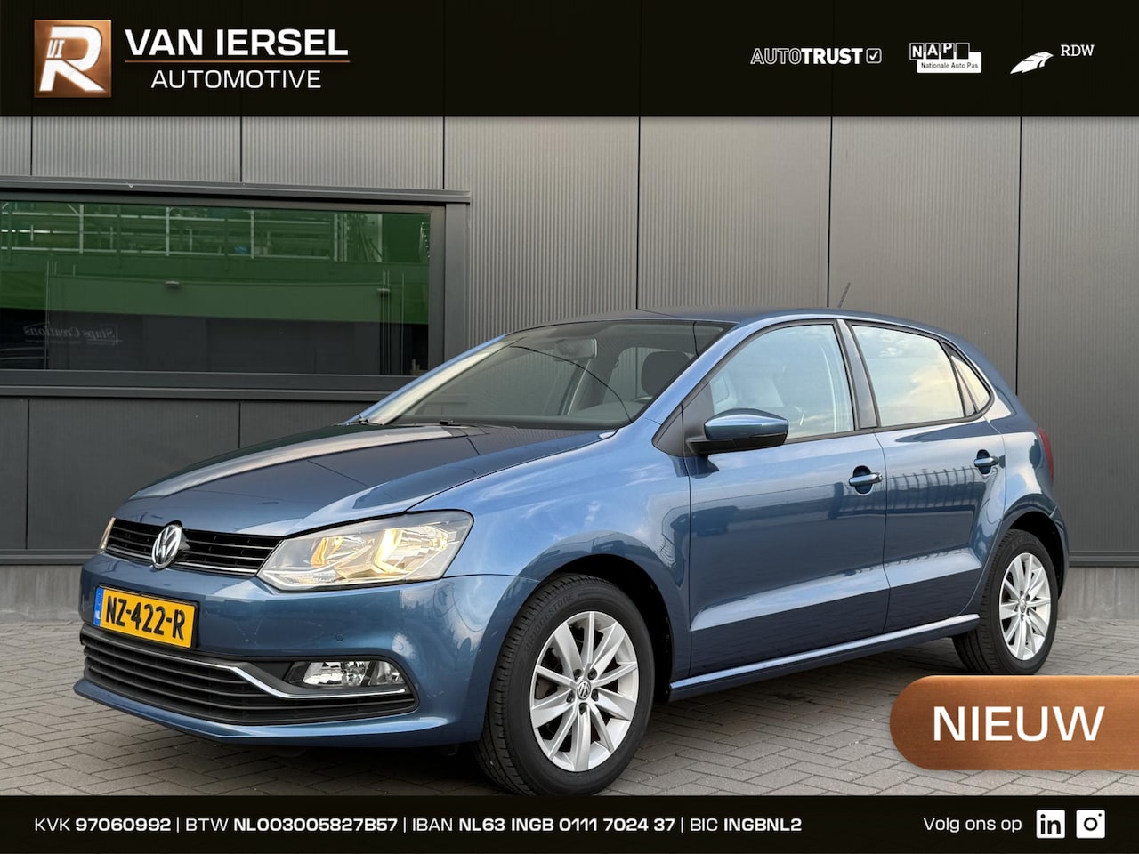 Volkswagen Polo - 1.2 TSI Comfortline Business R 90 PK | Nieuwstaat | Navigatie | Airco |  Apple CarPlay | A - AutoWereld.nl