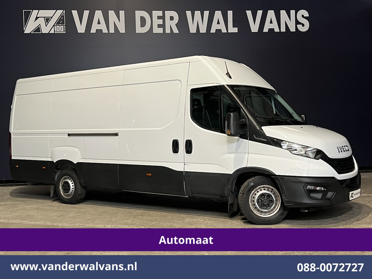 Iveco Daily - 35S16V 160pk Automaat L3H2 Euro6 Airco | LED | 3500kg trekvermogen Bijrijdersbank - AutoWereld.nl