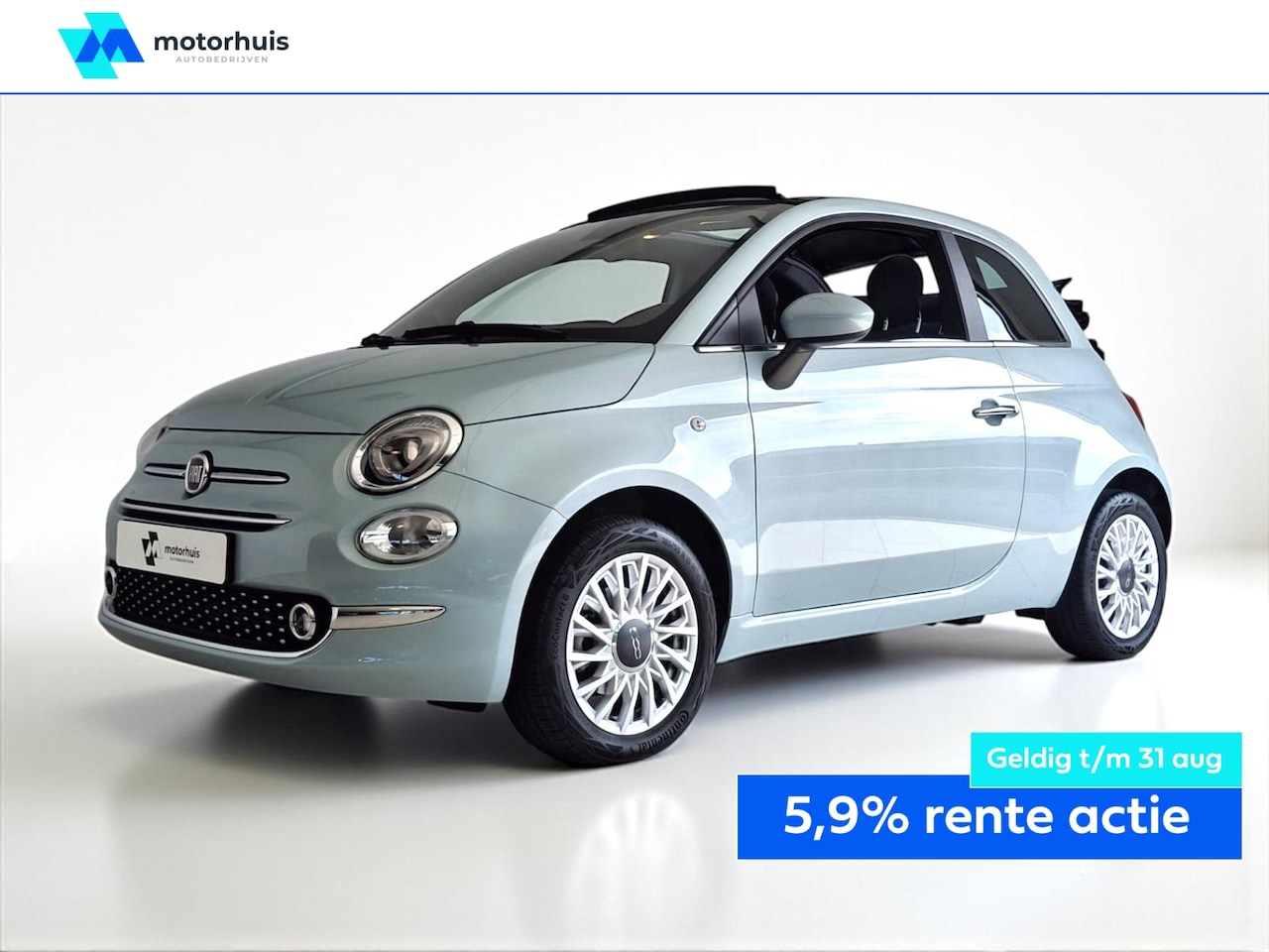 Fiat 500 C - 1.0 70pk Hybrid Dolcevita CABRIO LMV PDC NAVI ECC - AutoWereld.nl
