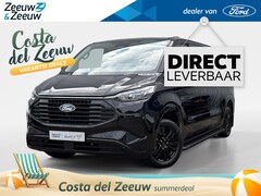 Ford Transit Custom - 320 2.5 PHEV L2H1 Black Platinum DC | VOORRAAD | 0, 99% rente | Lederen bekleding | Dubbel