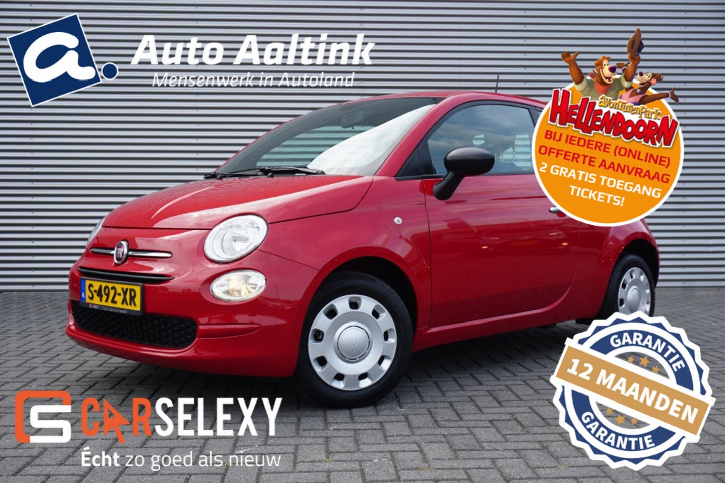 Fiat 500 - 1.0 Hybrid Cult AIRCO | EL. RAMEN | SPEEDLIMITER - AutoWereld.nl