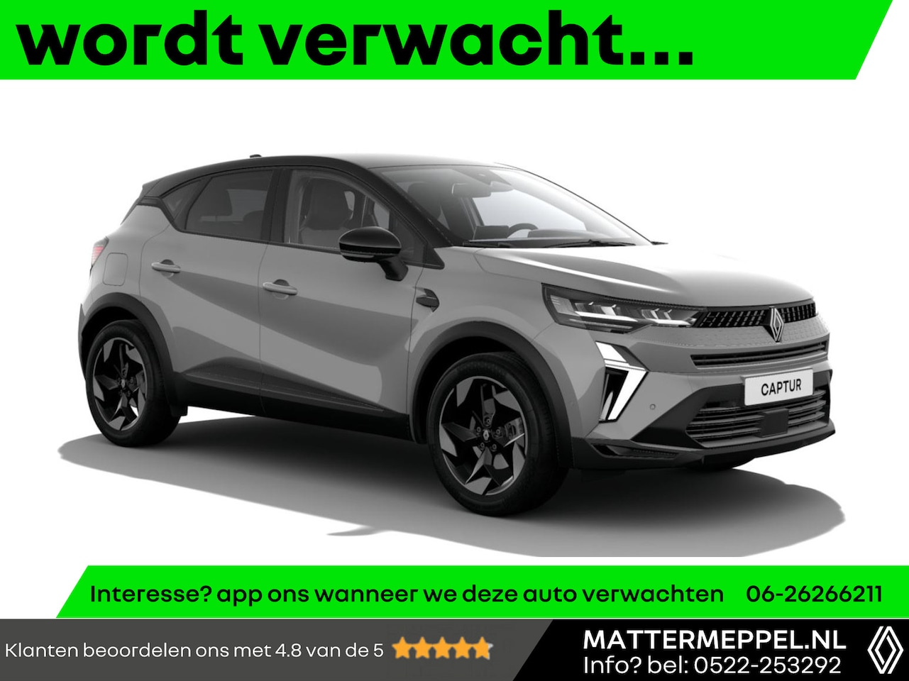 Renault Captur - 1.8 E-Tech Full Hybrid 160 Techno | Navigatie | Camera + Sensoren | Reservewiel | Climate - AutoWereld.nl