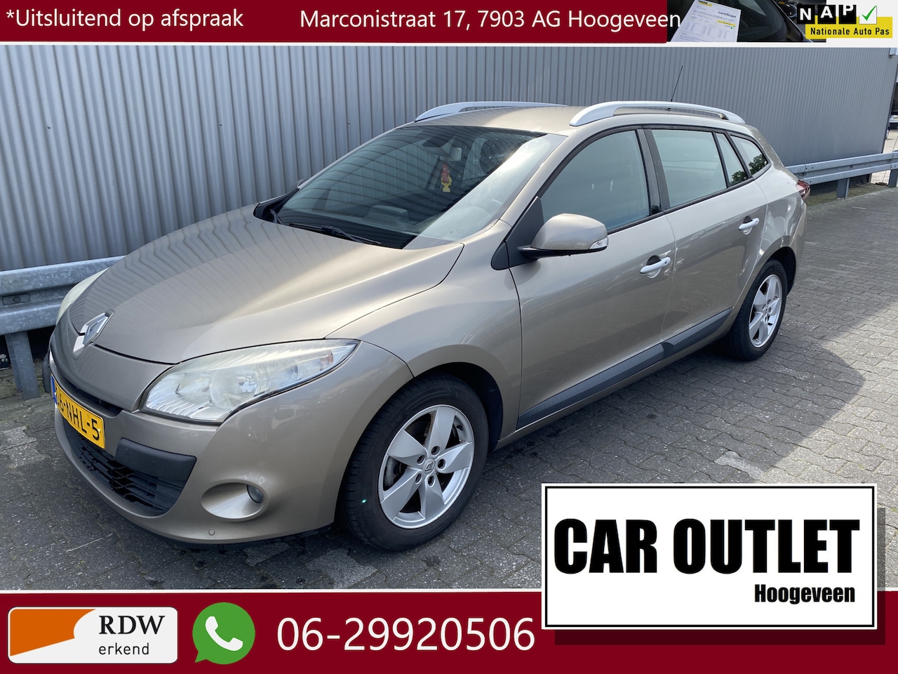Renault Mégane Estate - 1.5 dCi Dynamique Clima, Navi, CC, PDC, LM, Trekh, nw. APK – Inruil Mogelijk – - AutoWereld.nl