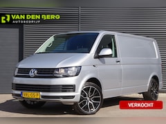 Volkswagen Transporter - 2.0 TDI L2 150PK, AIRCO, CRUISE, NAVI, PARKEERSENSOREN, STOELVERWARMING DUBBELE CABINE LEV