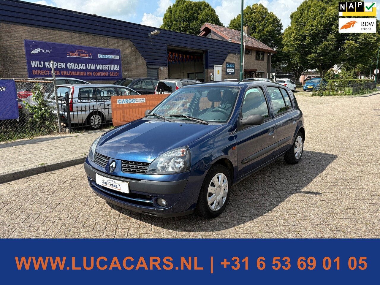 Renault Clio - 1.2-16V Dynamique NIEUWE APK! 2X SLEUTEL + BOEKJES! - AutoWereld.nl