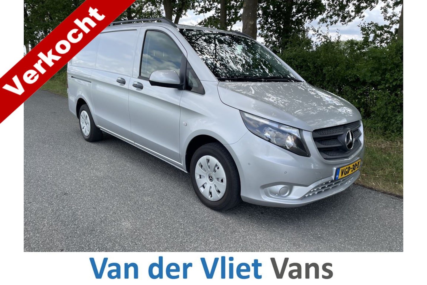 Mercedes-Benz Vito - 114 CDI E6 Automaat Lang BPM Vrij! Lease €398 p/m, Airco, Navi+Camera, PDC V+A, Aluca inri - AutoWereld.nl