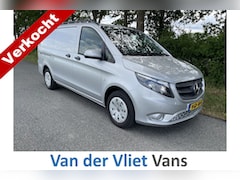 Mercedes-Benz Vito - 114 CDI E6 Automaat Lang BPM Vrij Lease €398 p/m, Airco, Navi+Camera, PDC V+A, Aluca inric