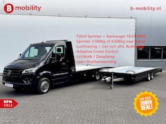 Mercedes-Benz Sprinter - 519 CDI Tijhof AluLiner Luchtvering+TA35-ANN Aanhanger 3.500kg Autotransporter/ Oprijwagen