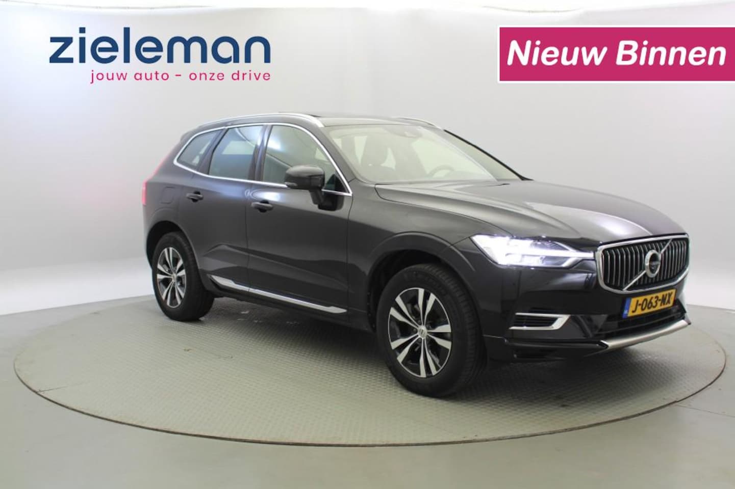 Volvo XC60 - 2.0 Recharge T6 AWD Business Pro Plug-in - Carplay, Leer, Stoelverw, - AutoWereld.nl