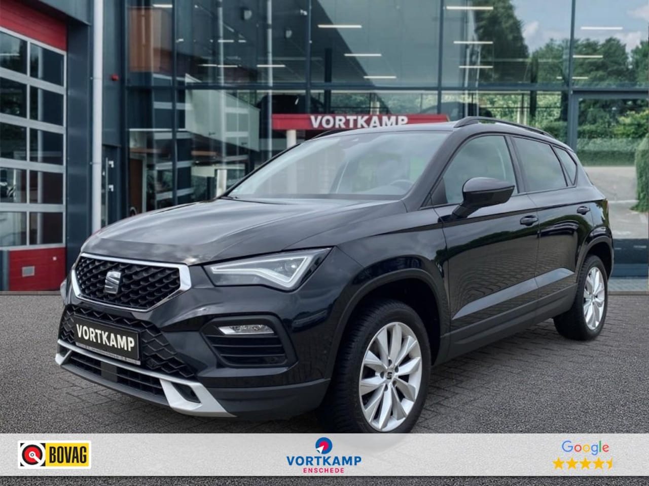 SEAT Ateca - 1.5 TSI DSG STYLE TREKHAAK/NAVI/CARPLAY/ACC/PDC/STOELVERW/E-KLEP - AutoWereld.nl