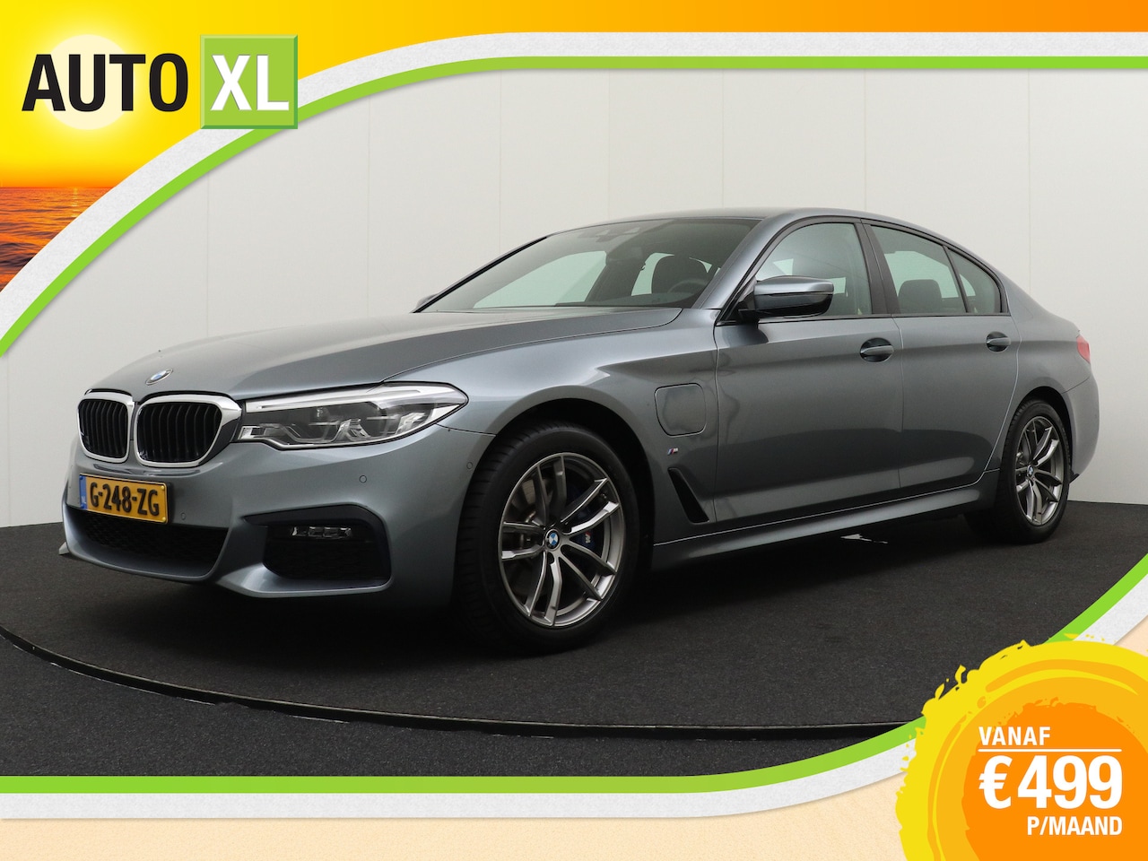 BMW 5-serie - 530e PHEV M-Sport Leder-Sportstoelen Memory 18'LMV Carplay - AutoWereld.nl