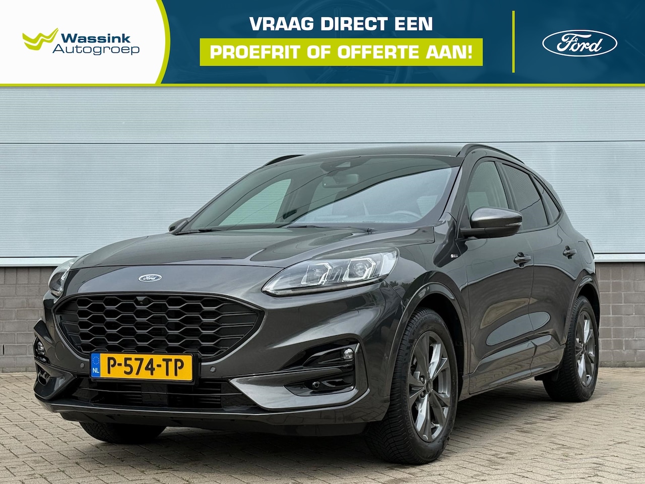 Ford Kuga - 1.5 EcoBoost 150PK 2WD ST-Line | Navigatie | Elektrische Stoelen | Stoel-Stuur Verwarming - AutoWereld.nl