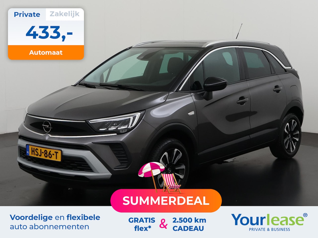 Opel Crossland X - 1.2 Turbo Elegance Automaat | All-in 433,- Private Lease | Zondag Open! - AutoWereld.nl