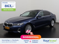 BMW 5-serie - 530e Luxury Line | All-in 863, - Private Lease | Zondag Open