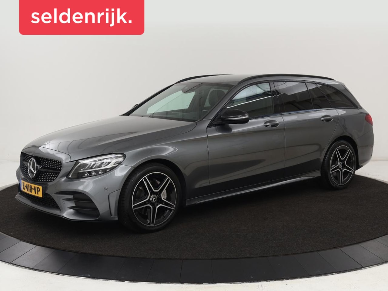 Mercedes-Benz C-klasse - 180 Business Solution AMG | Leder | Trekhaak | Stoelverwarming | Camera | Night Pack | Car - AutoWereld.nl