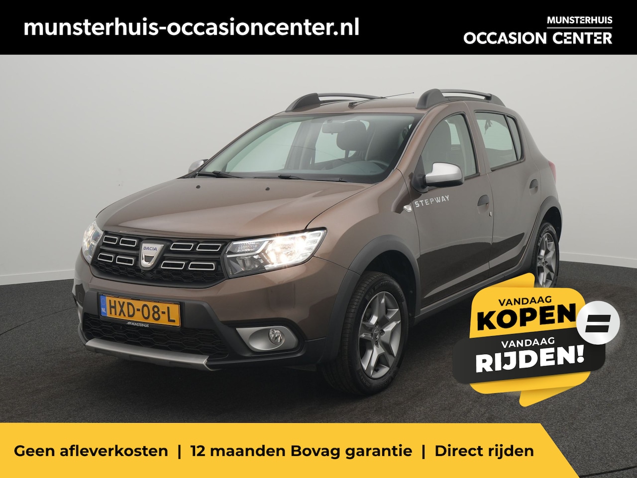 Dacia Sandero Stepway - TCe 90 - RIJKLAARPRIJS - Airco -  Achteruitrijcamera - Dealeronderhouden - AutoWereld.nl