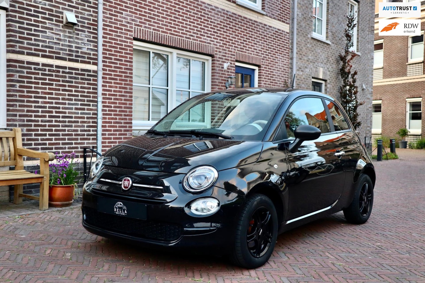 Fiat 500 - 1.2 Popstar | Airconditioning | Elektrisch verstelbare spiegels | Snelheidsbegrenzer | Mul - AutoWereld.nl