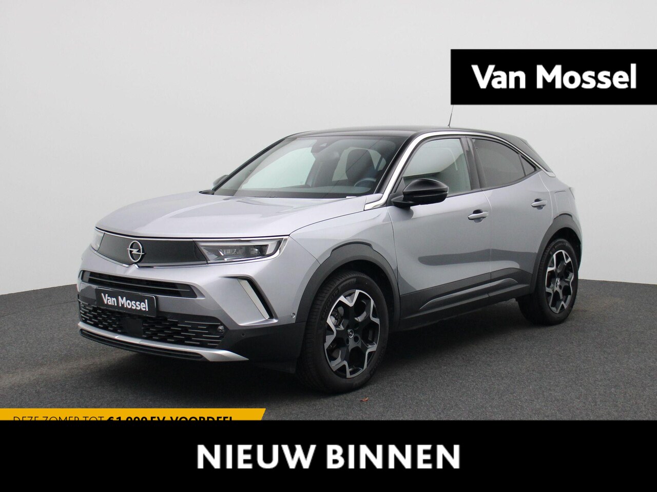 Opel Mokka-e - Ultimate 50-kWh | HALF LEDER INTERIEUR | NAVIGATIE | CLIMATE CONTROL | STOEL / STUUR VERWA - AutoWereld.nl