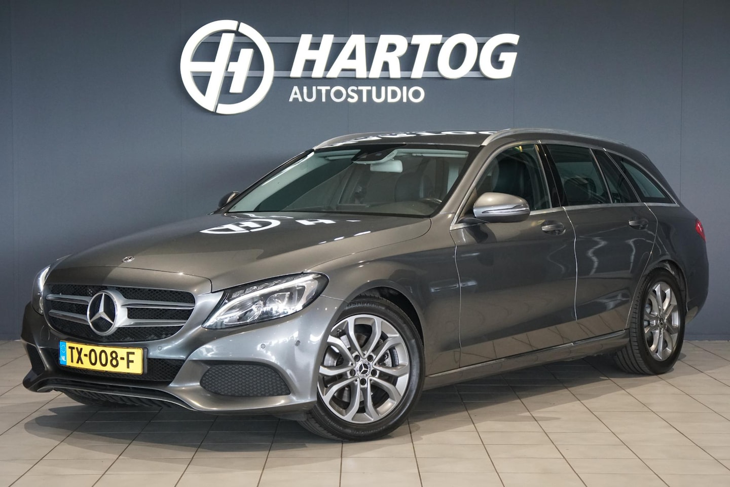 Mercedes-Benz C-klasse Estate - 220 CDI Sport Edition Premium Plus + TREKHAAK / NAVIGATIE / DODEHOEKDETECTIE / STOELVERWAR - AutoWereld.nl