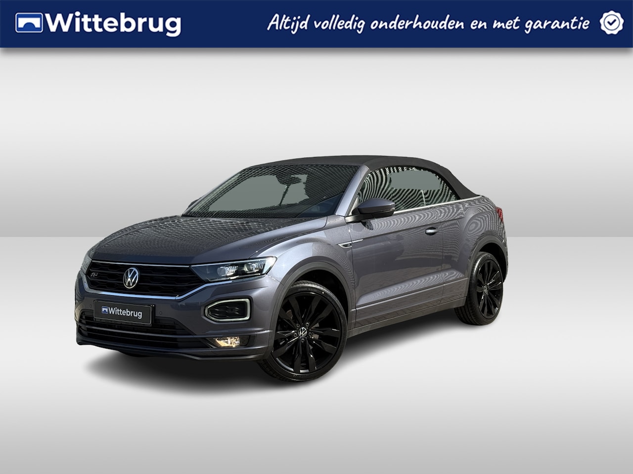 Volkswagen T-Roc Cabrio - 1.5 TSI 150pk DSG R-Line / Digital Cockpit Pro / Black Style / 19" LMV / Leder Vienna / Do - AutoWereld.nl