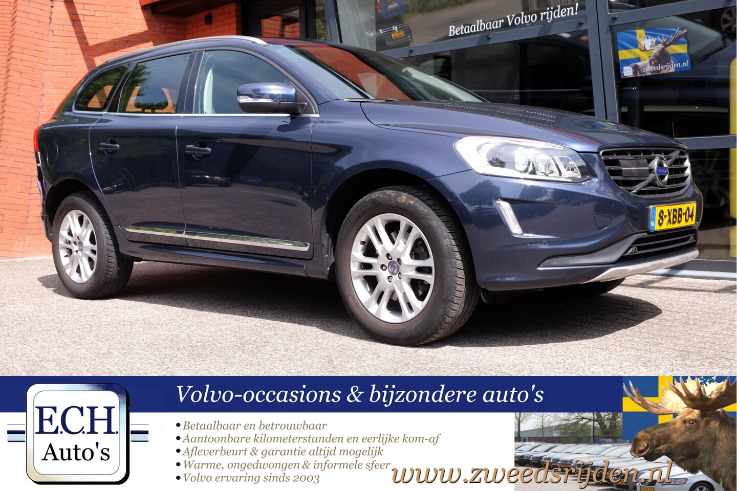 Volvo XC60 - 2.0 T5 245 pk Aut. Summum, Leer, Adaptieve CC, Camera, Trekhaak - AutoWereld.nl