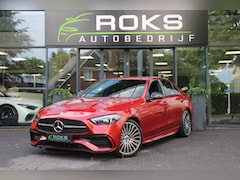 Mercedes-Benz C-klasse - 180 AMG Line NightPakket/Navi/Camera/Apple Carplay/Burmester/19Inch/H-leder