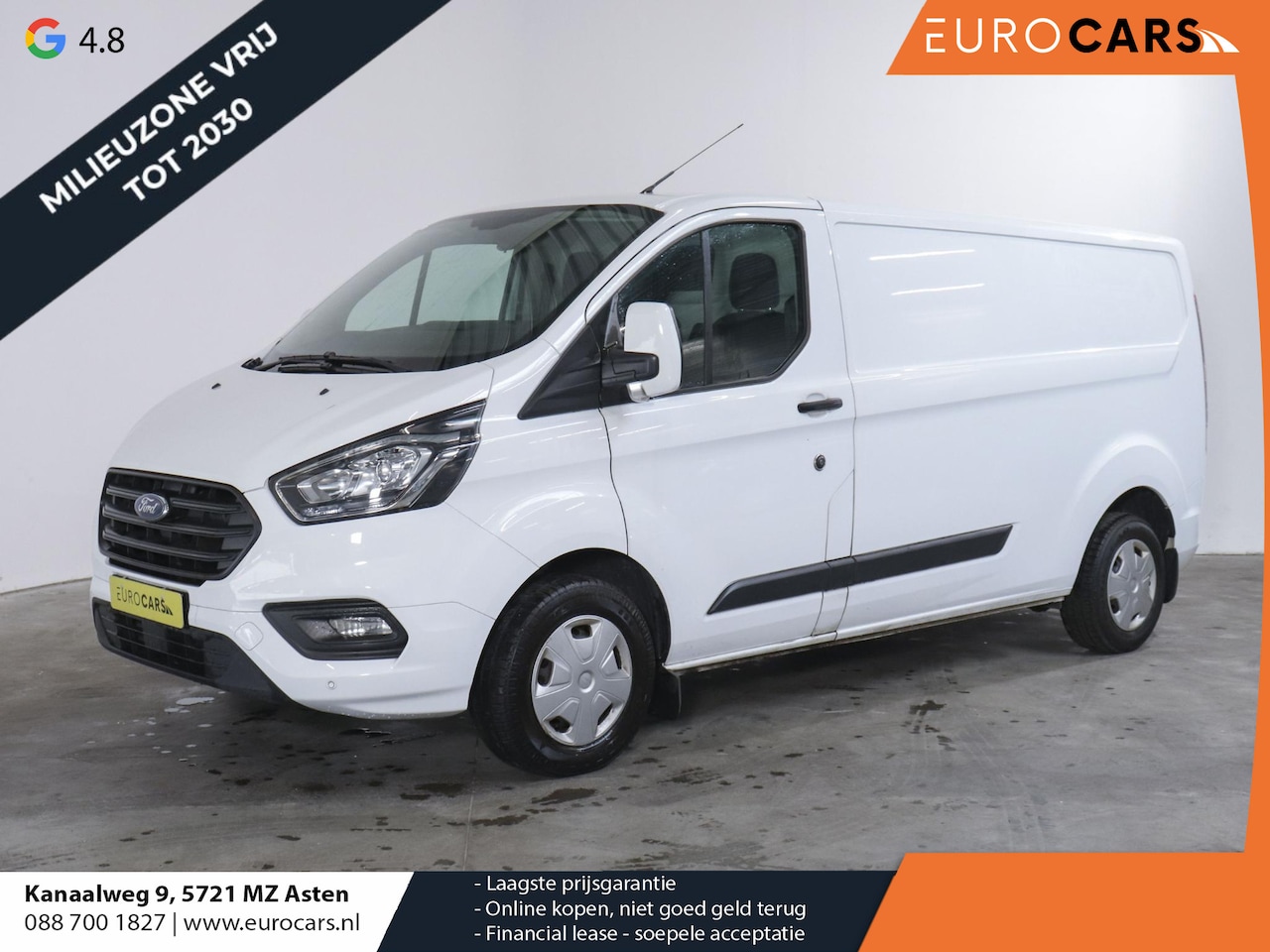 Ford Transit Custom - L2H1 Trend Airco Cruise Control Bluetooth LED Parkeer sensoren Betimmering - AutoWereld.nl