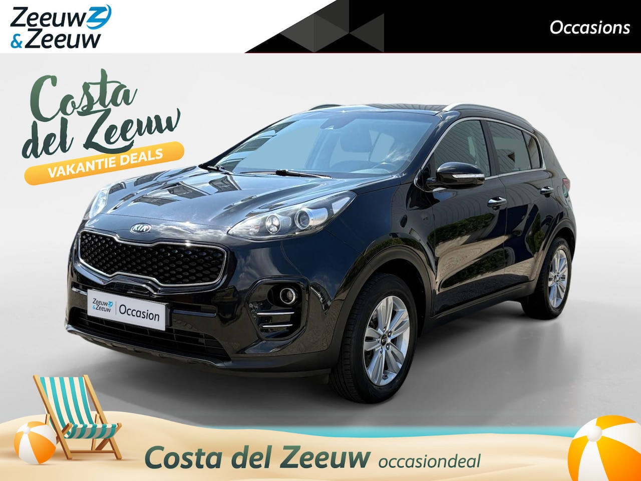 Kia Sportage - 1.6i DynamicLine Navi | Bluetooth | Camera | Climate & cruise control | Apple Carplay/Andr - AutoWereld.nl