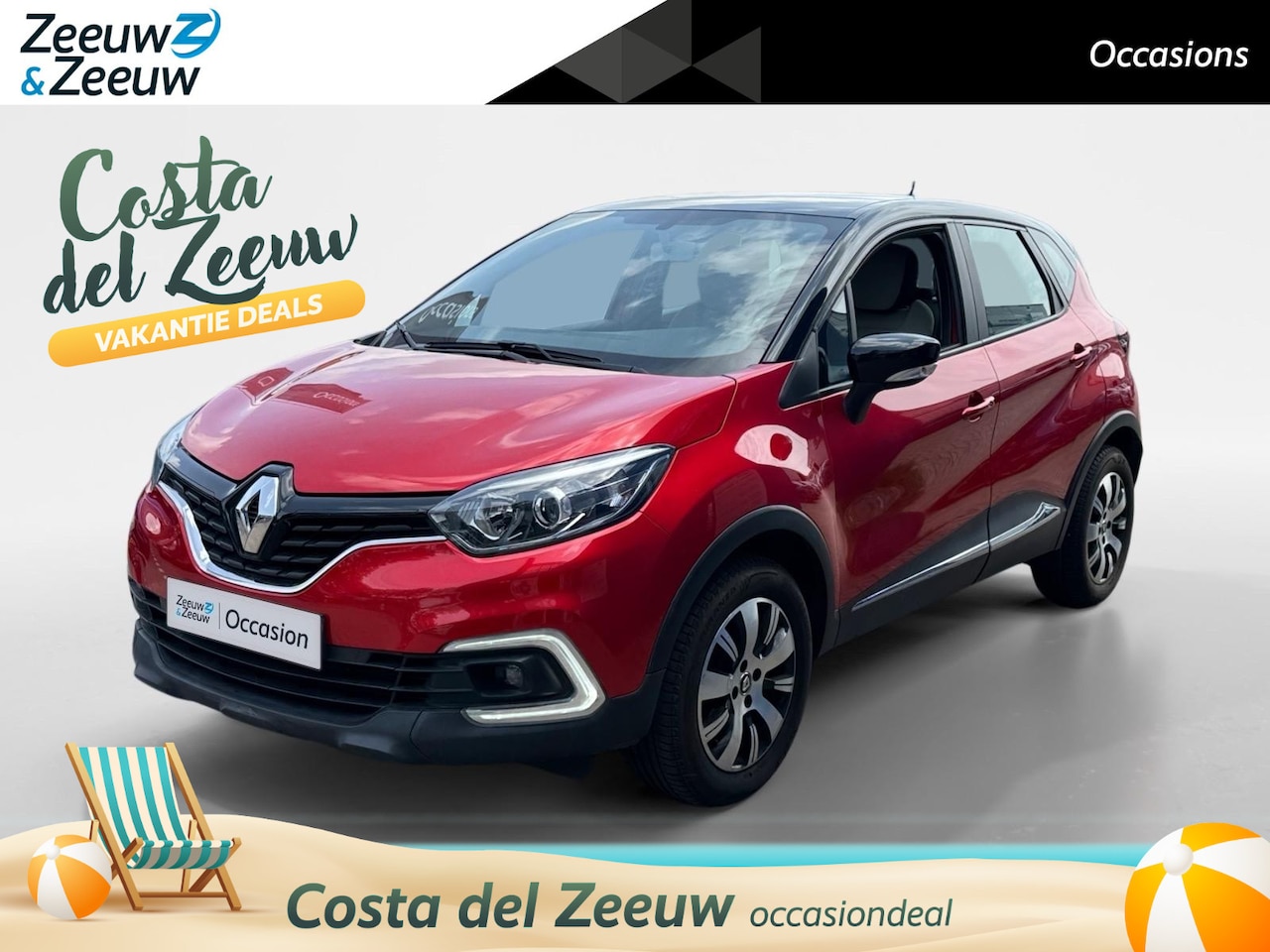 Renault Captur - 0.9 TCe Limited 90pk | Trekhaak | Hoge zit | Airco | Navigatie - AutoWereld.nl