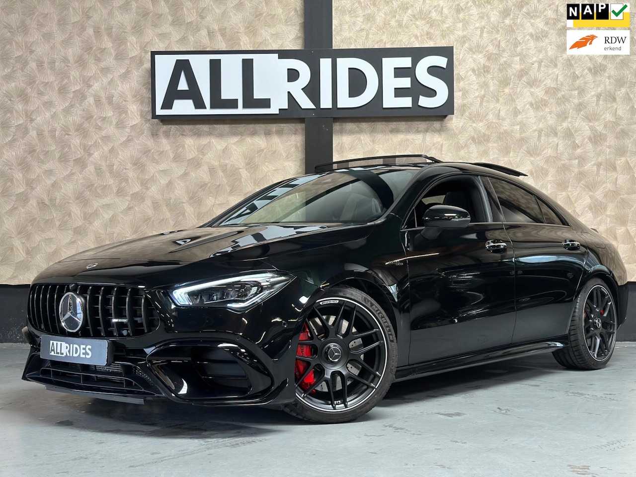 Mercedes-Benz CLA-Klasse - AMG 45 S 4MATIC+ | Stoelverkoeling | pano | burmester | kuipstoelen | keyless - AutoWereld.nl