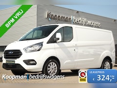 Ford Transit Custom - 300 2.0TDCI 130pk L2H1 Limited | Camera | Trekhaak | Carplay/Android | Cruise | Lease 324,
