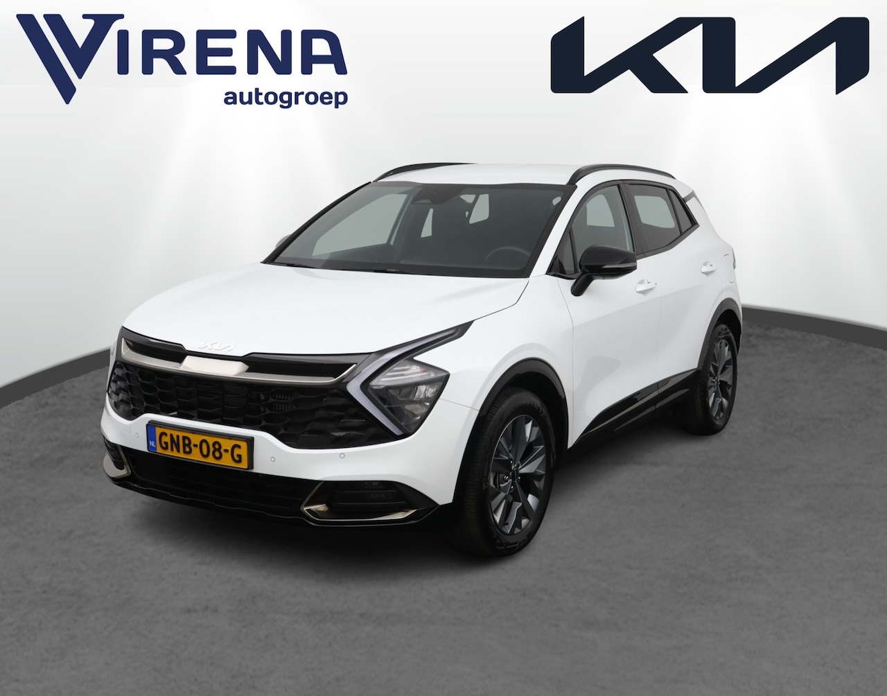 Kia Sportage - 1.6 T-GDi Hybrid Dark Edition Navigatie - Stoel/Stuur verwarming - Adaptive Cruise control - AutoWereld.nl