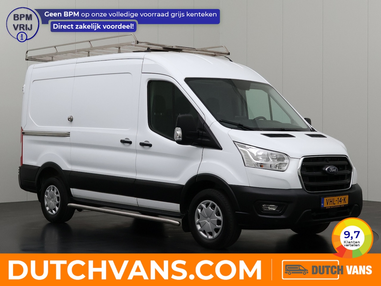 Ford Transit - 2.0TDCI 130PK L2H2 | Imperiaal | Trekhaak | Gate locks | Navigatie | Camera | Airco | Crui - AutoWereld.nl