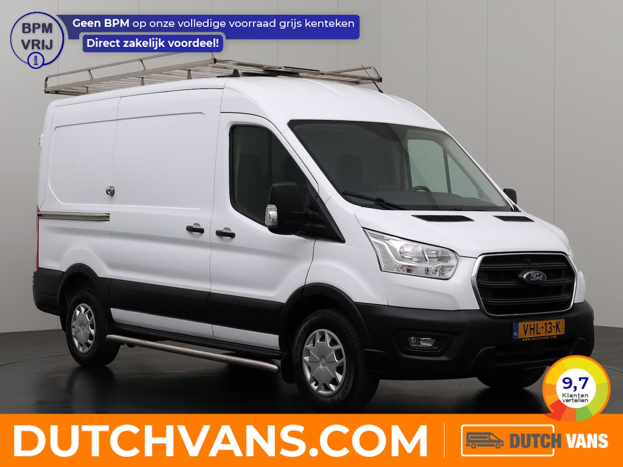 Ford Transit - 2.0TDCI 130PK L2H2 Imperiaal | Trekhaak | Gate Locks | Navigatie | Camera | Airco | Cruise - AutoWereld.nl