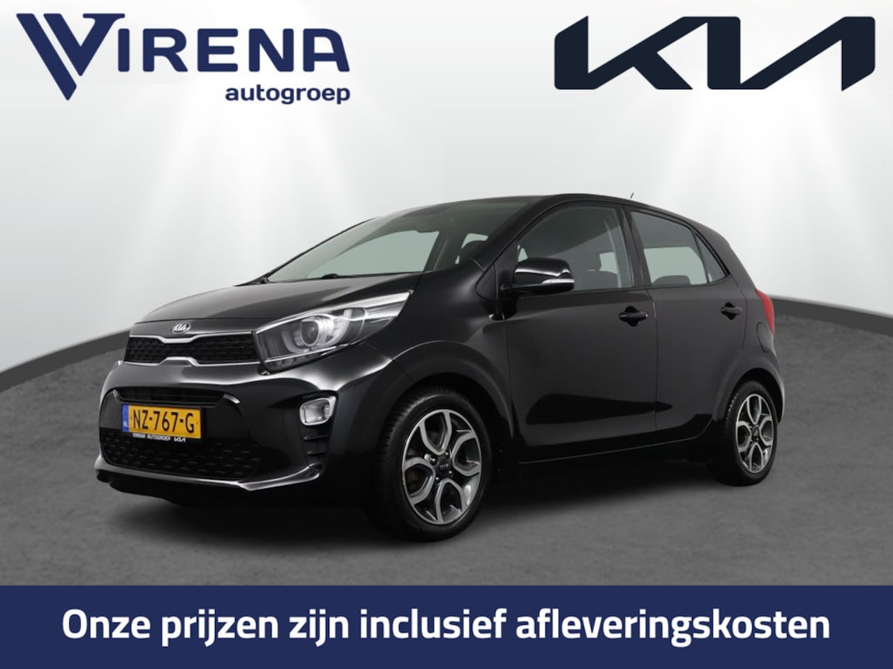 Kia Picanto - 1.0 CVVT First Edition - Navigatie - Cruise Control - Climate Control - Airco - Apple CarP - AutoWereld.nl
