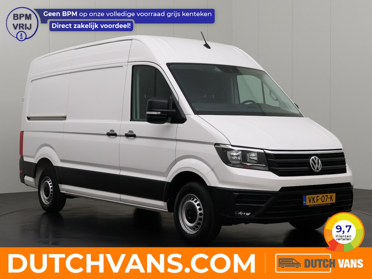 Volkswagen Crafter - 2.0TDI L3H3 Highline | Trekhaak | Navigatie | Airco | Cruise | Parkpilot | Betimmering - AutoWereld.nl