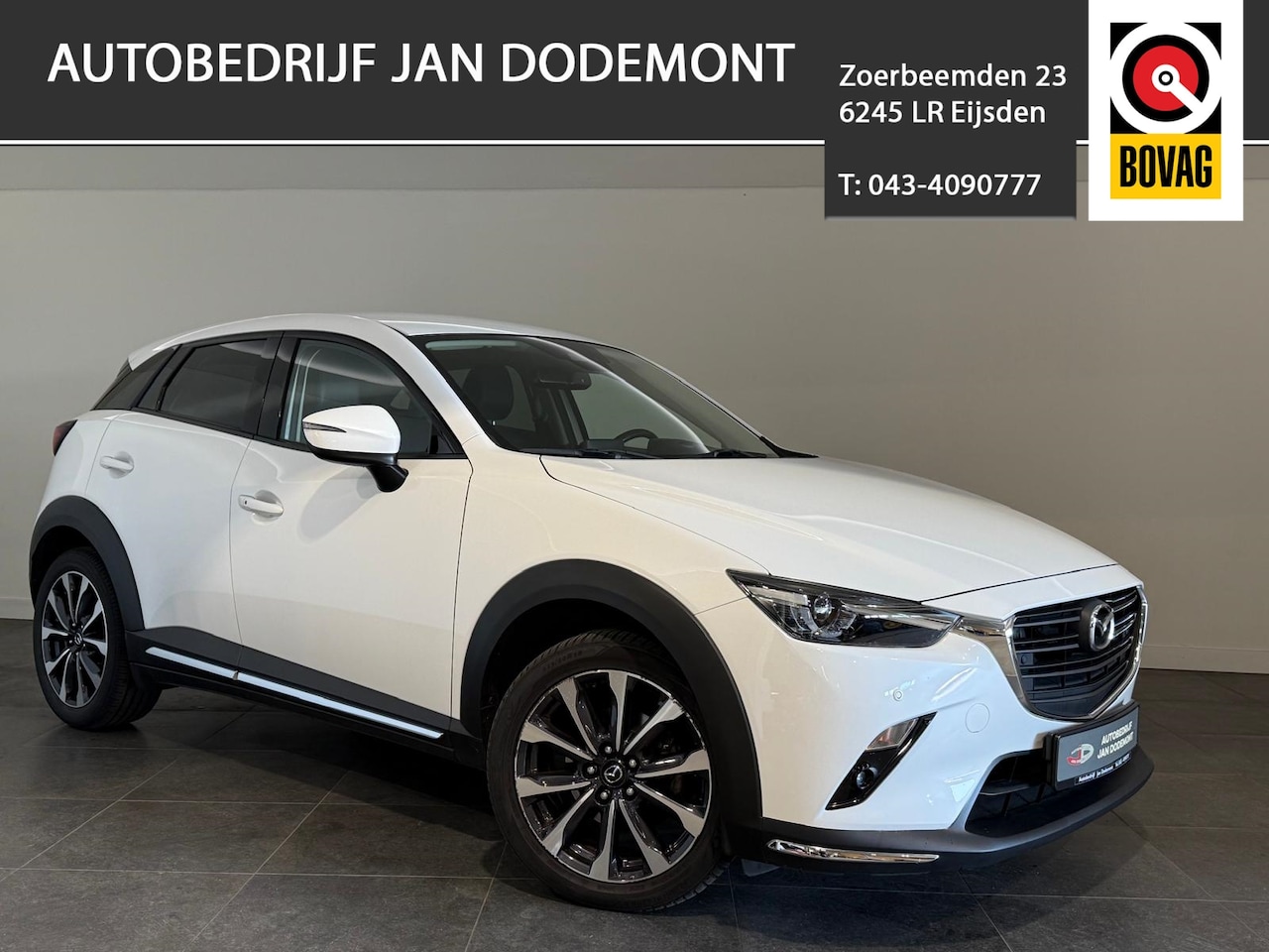 Mazda CX-3 - 2.0 SKYACTIV-G 120Pk GT-M Navigatie / DAB+ / Cruise Control / Head-Up Display / Clima / 18 - AutoWereld.nl