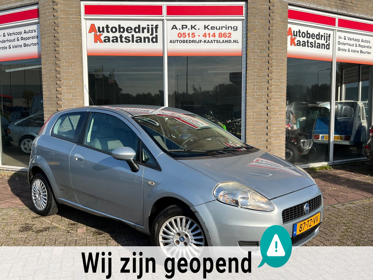 Fiat Grande Punto - 1.4 Dynamic - Airco - Electr Ramen - - AutoWereld.nl