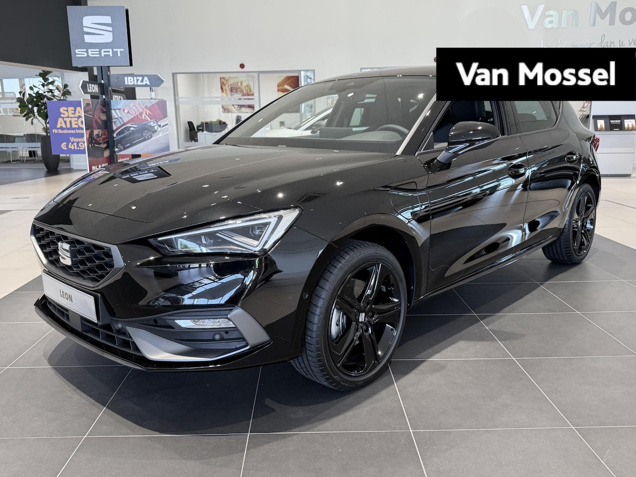 SEAT Leon - 1.5 TSI e-Hybrid FR Business 204 PK | 18" lichtmetalen velgen | Black pack | LED Matrix | - AutoWereld.nl