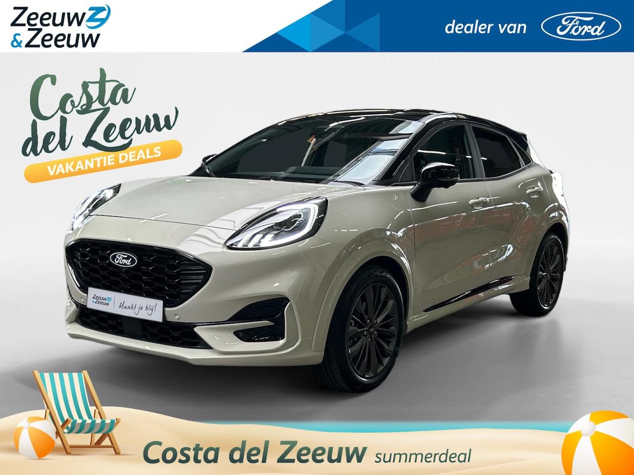 Ford Puma - 1.0 EcoBoost Hybrid Sound Edition 125pk automaat | €4.000.- korting | 0,99% rente | Gelimi - AutoWereld.nl
