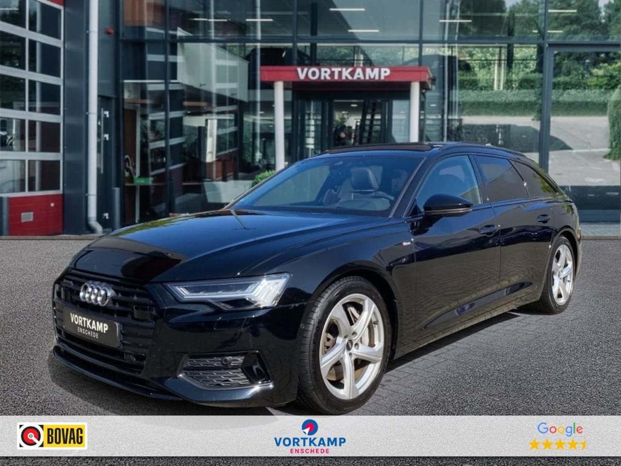 Audi A6 - 50 TFSIe QUATTRO S-LINE PANO-DAK/CAMERA/MEMORY/NAVI/ACC/STOELVERW - AutoWereld.nl