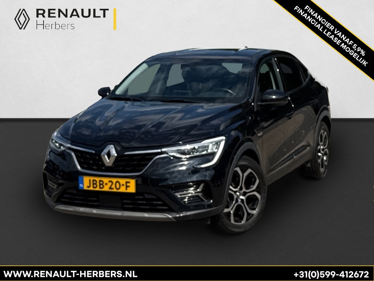 Renault Arkana - 1.6 E-Tech hybrid 145 techno GROOT NAVI / ADAPTIEVE CRUISE / FABRIEKSGARANTIE TOT 07.2027 - AutoWereld.nl