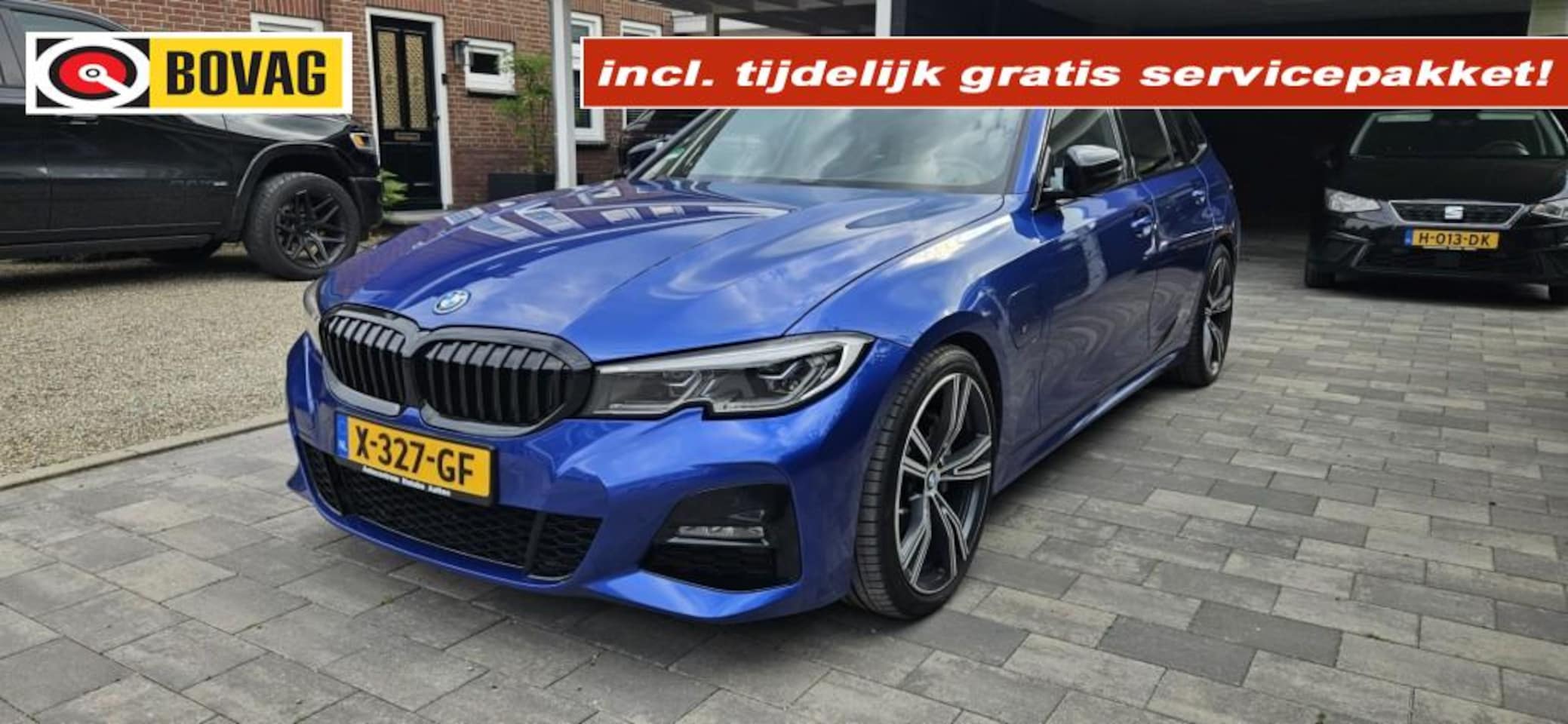 BMW 3-serie - 330iE X-Drive M-Sport High Executive Leder Panorama HEUD Super!! - AutoWereld.nl