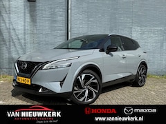 Nissan Qashqai - 1.3 Mild-Hybrid 158pk Automaat Tekna Plus | Panoramadak | Leer | 20'Inch | Stoelgeheugen |