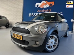 MINI Cooper S - 1.6, bj.2008, grijs metallic, (174pk), airco, NAP met NAP met 215.780 km. APK tot 01-2026