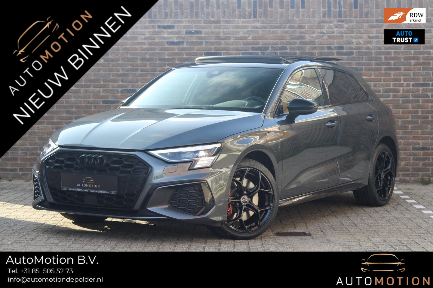 Audi A3 Sportback - 45 TFSIe S line Pano Matrix Sfeer Park Ass Stoelverw. - AutoWereld.nl